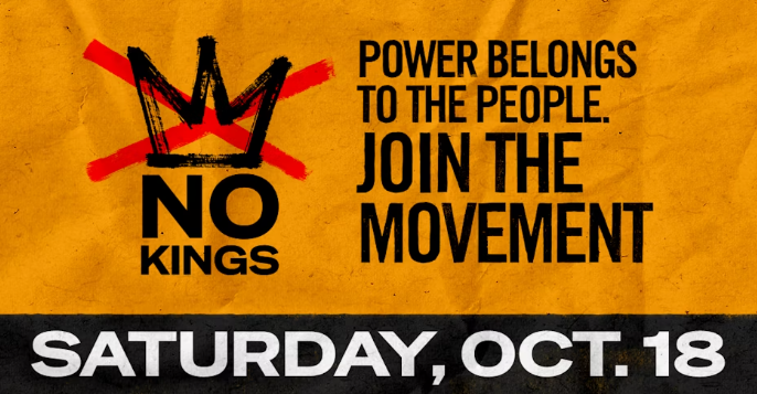 NO KINGS Visibility Events >> Sat., Oct. 18