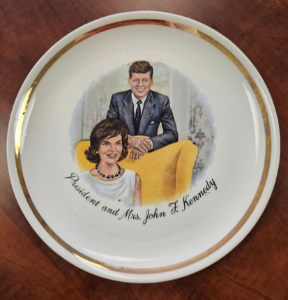 Collectible JFK Decorative Plate; current bid $30