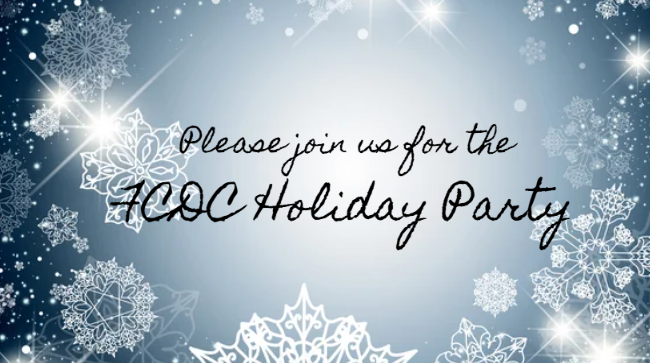 FCDC Holiday Party >> Sat., Dec. 6 @ 3 PM In Vienna