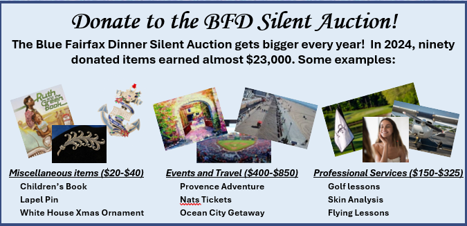 BFD Silent Auction Committee accepting donations through Fri., May 9