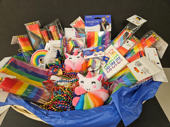 Pride Basket; current bid $25