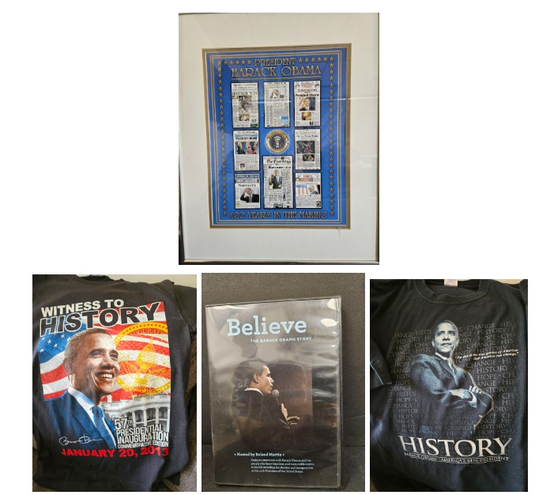 Obama Memorabilia package; current bid $75